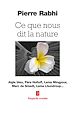 Télécharger le livre :  Ce que nous dit la nature - Aigle bleu, Père Holtoff, Lama Mingyour, Marc de Smedt, Lama Lhundroup..