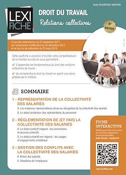Télécharger le livre :  Droit du travail - Relations collectives (5ème édition)