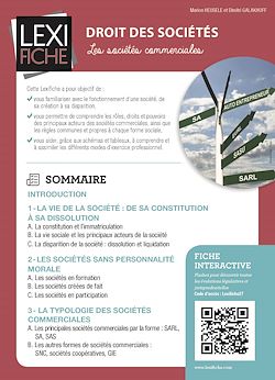 Télécharger le livre :  Droit des sociétés