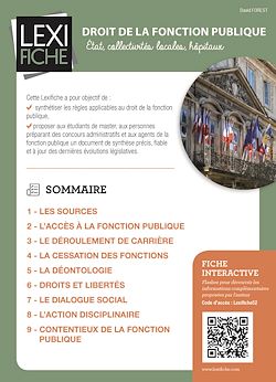 Télécharger le livre :  Droit de la fonction publique