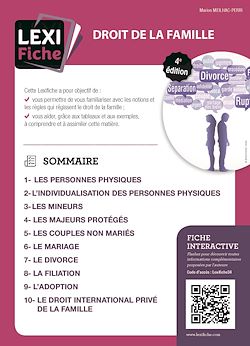 Télécharger le livre :  Droit de la famille - 4e édition