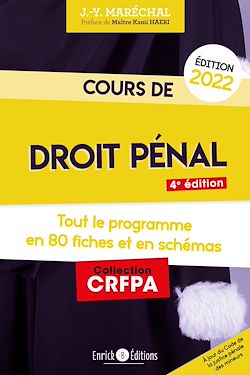 Télécharger le livre :  Cours de droit pénal 2022