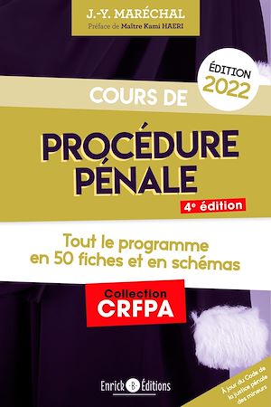 Téléchargez le livre :  Cours de procédure pénale 2022