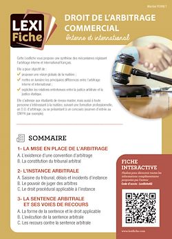 Télécharger le livre :  Droit de l'arbitrage commercial