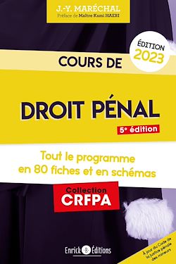 Télécharger le livre :  Cours de droit pénal 2023