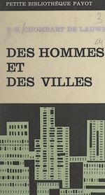 Télécharger le livre :  Des hommes et des villes