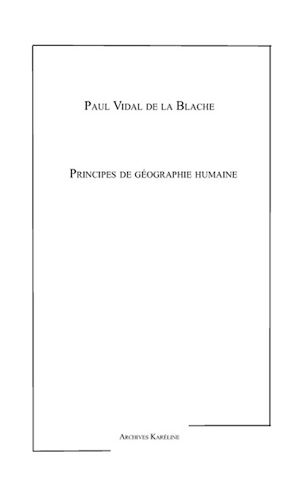 Download the eBook: Principes de géographie humaine