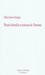 Télécharger le livre :  Pensée formelle et sciences de l'homme