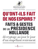 Télécharger le livre :  Qu'ont-ils fait de nos espoirs ?. Faits et gestes