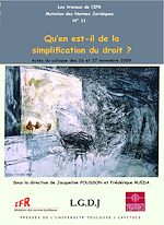 Download this eBook Qu'en est-il de la simplification du droit ?
