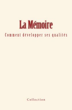 Télécharger le livre :  La Mémoire - comment développer ses qualités