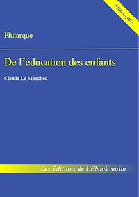 Télécharger le livre :  De l'éducation des enfants