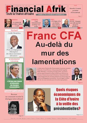 Téléchargez le livre :  Financial Afrik n°22 octobre 2015