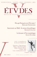Télécharger le livre :  Etudes Mai 2013