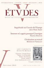 Télécharger le livre :  Etudes Septembre 2013