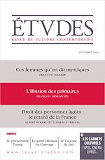 Télécharger le livre :  Etudes novembre 2016