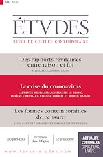 Télécharger le livre :  Revue Etudes - La crise du coronavirus