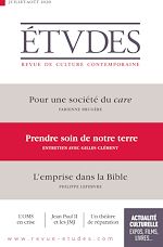 Télécharger le livre :  Revue Etudes - Prendre soin de notre terre, entretien avec Gilles Clément