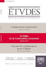 Télécharger le livre :  Revue Etudes - Le bilan de la Convention citoyenne (Entretien avec Thierry Pech)