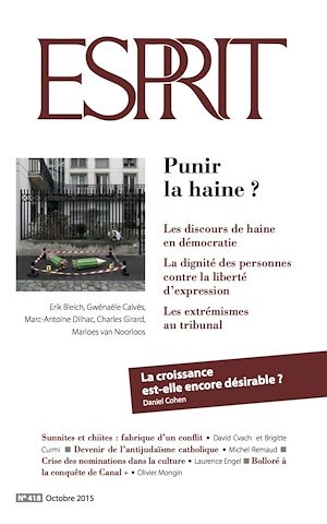 Téléchargez le livre :  Esprit octobre 2015 - Punir la haine ?