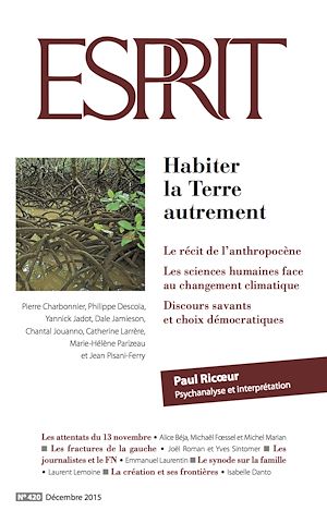Téléchargez le livre :  Esprit décembre 2015 - Habiter la Terre autrement