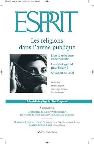 Téléchargez le livre :  Esprit février 2016 - Les religions dans l'arène publique