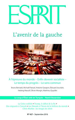 Téléchargez le livre :  Esprit septembre 2016 - L'avenir de la gauche