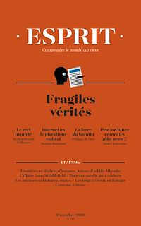 Téléchargez le livre :  Esprit décembre 2018 Fragiles vérités