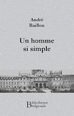 Télécharger le livre :  Un homme si simple