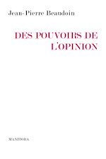 Télécharger le livre :  Des pouvoirs de l'opinion