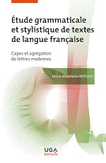 Télécharger le livre :  Étude grammaticale et stylistique de textes de langue française