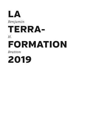 Téléchargez le livre :  La Terraformation 2019