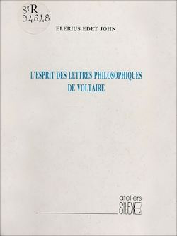 Télécharger le livre :  L'esprit des lettres philosphies de Voltaire