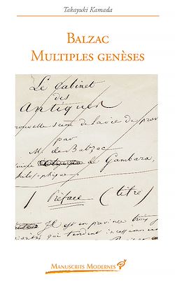 Télécharger le livre :  Balzac. Multiples genèses