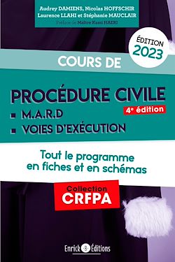 Télécharger le livre :  Cours de procédure civile 2023