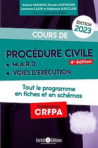Télécharger le livre :  Cours de procédure civile 2023