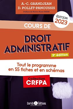 Télécharger le livre :  Cours de droit administratif 2023