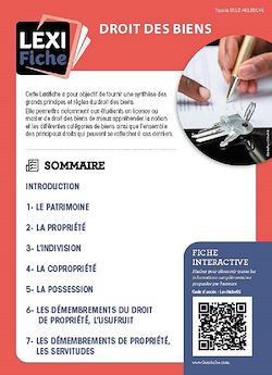 Télécharger le livre :  Droit des biens