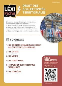 Télécharger le livre :  Droit des collectivités territoriales