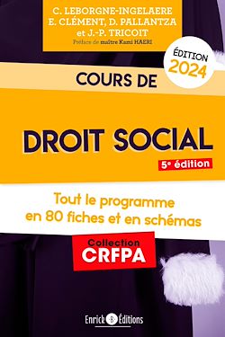 Télécharger le livre :  Cours de droit social 2024