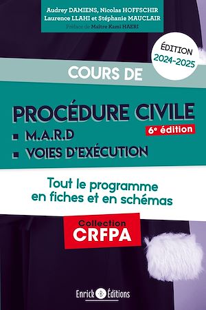Download the eBook: Cours de procédure civile et modes alternatifs de règlement des différends 2024-2025