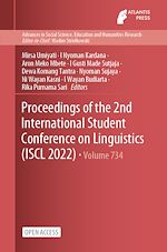 Download this eBook Proceedings of the 2nd International Student Conference on Linguistics (ISCL 2022)