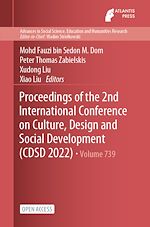 Download this eBook Proceedings of the 2nd International Conference on Culture, Design and Social Development (CDSD 2022)
