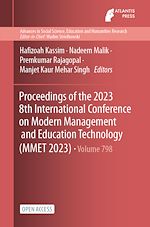 Download this eBook Proceedings of the 2023 8th International Conference on Modern Management and Education Technology (MMET 2023)