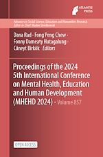 Download this eBook Proceedings of the 2024 5th International Conference on Mental Health, Education and Human Development (MHEHD 2024)