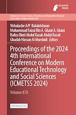 Download this eBook Proceedings of the 2024 4th International Conference on Modern Educational Technology and Social Sciences (ICMETSS 2024)