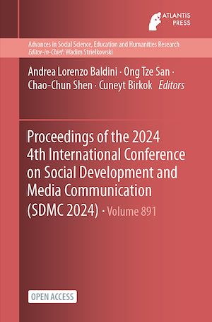 Téléchargez le livre :  Proceedings of the 2024 4th International Conference on Social Development and Media Communication (SDMC 2024)