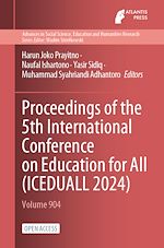 Télécharger le livre :  Proceedings of the 5th International Conference on Education for All (ICEDUALL 2024)