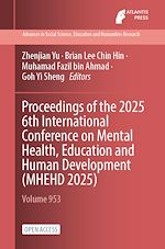 Télécharger le livre :  Proceedings of the 2025 6th International Conference on Mental Health, Education and Human Development (MHEHD 2025)
