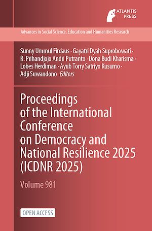 Téléchargez le livre :  Proceedings of the International Conference on Democracy and National Resilience 2025 (ICDNR 2025)